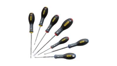 Jeu de 8 tournevis électricien/mécanicien/phillips Stanley FATMAX 0-65-437