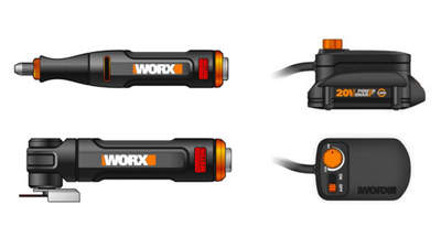 kit d’outils rotatifs sans fil 20 V WX990 WORX