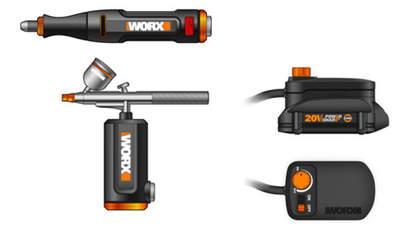 kit d’outils rotatifs sans fil 20 V WX992 WORX 