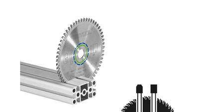lame de scie circulaire Aluminium/plastics 496306 HW 160x2,2x20 TF52 Festool