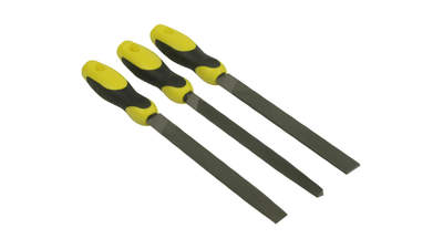 Limes mi-douces 200 mm jeu 3 pièces Stanley 0-22-464