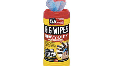 Tube de 80 lingettes HEAVY DUTY BIG WIPES