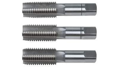 Lot de 3 tarauds à main HSS Co M KS TOOLS 331.2020