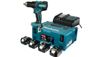 Makita DDF459RF4J Perceuse-visseuse sans fil 18 V avec 4 batteries en coffret Makpac prix pas cher