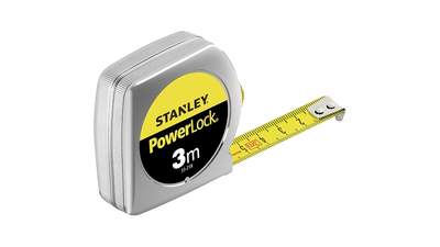 Mètre ruban STANLEY POWERLOCK 1-33-218 classic metal 3mx12,7mm