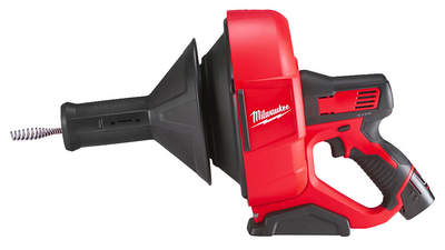 Déboucheur à spirale sur batterie Milwaukee M12 BDC8-202C