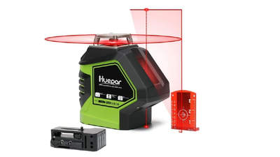 Niveau laser croix rouge avec 2 points laser HUEPAR 621CR