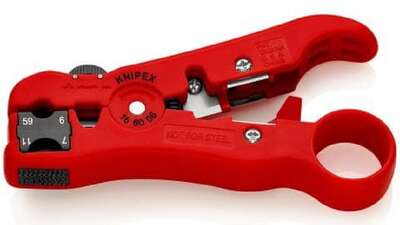 Outil à dénuder pour câbles coaxiaux et de données KNIPEX 16 60 06 SB