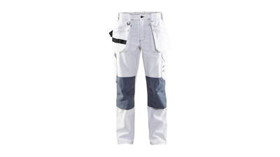 Pantalon peintre blanc/gris femme Blaklader