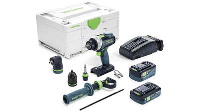 Perceuse-visseuse sans fil QUADRIVE TDC 18/4 5,2/4,0 I-Set-SCA Festool