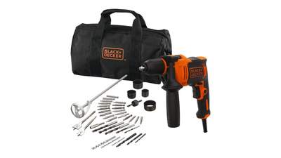 Perceuse à percussion filaire BLACK+DECKER BEH710SA40-QS