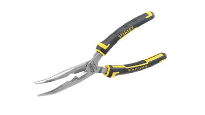 Pince à becs 1/2 ronds longs coudés 200 mm Stanley FATMAX 0-89-872