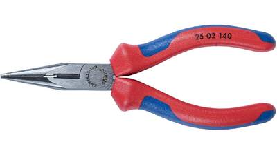 Pince à becs demi-ronds avec tranchant KNIPEX 25 02 140 SB