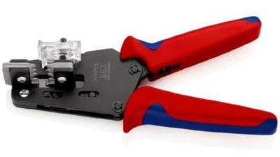 Pince à dénuder de précision avec couteaux de forme KNIPEX 12 12 12