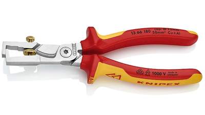 Pince à dénuder et coupe-câbles StriX KNIPEX 13 66 180