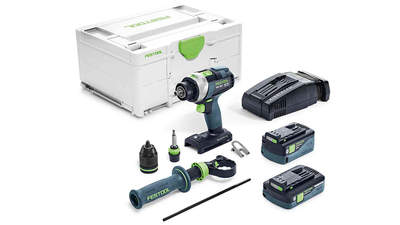 perceuse-visseuse à percussion sans fil QUADRIVE TPC 18/4 5,2/4,0 I-Plus-SCA 576771 Festool