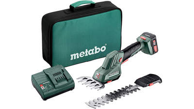 sculpte-haie et cisaille à gazon sans fil POWERMAXX SGS 12 Q Metabo