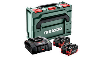 set de base 2 x LiHDX Metabo 685305000 8,0 Ah ASC 290 + metaBOX 145