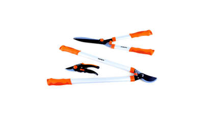 Set de 3 sécateurs de jardin premium FUXTEC FX-SPS3