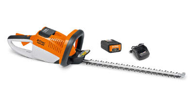 Taille-haie sur batterie STIHL PACK HSA 66 AVEC AP 100 ET AL 101