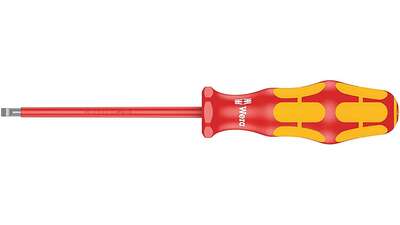 Tournevis isolé Wera 05006105001 160 i VDE pour vis à fente 1.2x6.5x150