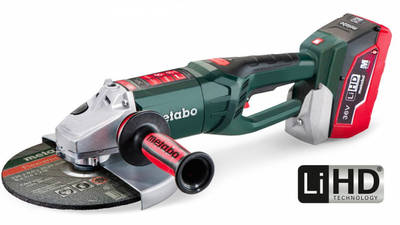 Meuleuse sans fil 36 V LiHD Metabo WPB 36 LTX BL 230 Quick