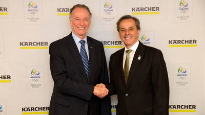 Kärcher Brésil, partenaire officiel des Jeux Olympiques de Rio 2016