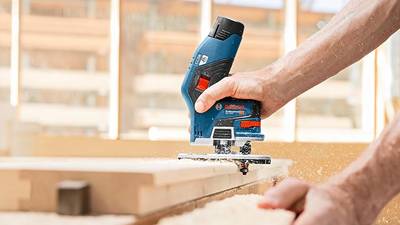 Test et avis affleureuse sans fil GKF12V-8 Bosch Professional