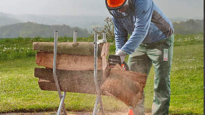 Chevalet de sciage PROFESSIONNEL Multi Bûches - rondins de bois