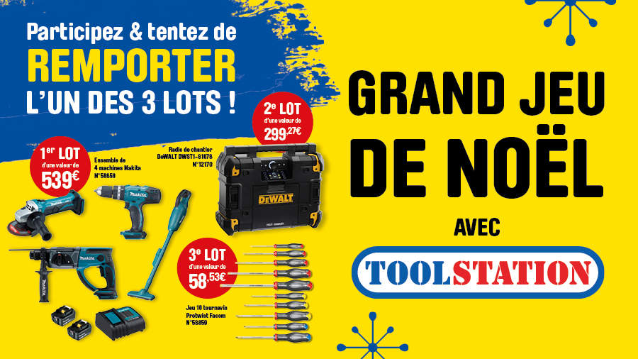 Grand jeu de Noël TOOLSTATION