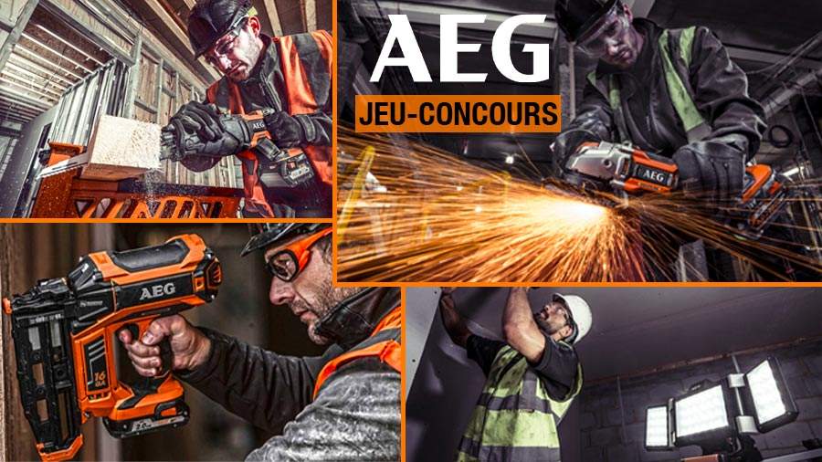 Jeu-concours AEG Powertools - juillet 2019