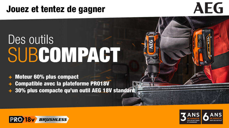 Outils électroportatifs SUBCOMPACT AEG