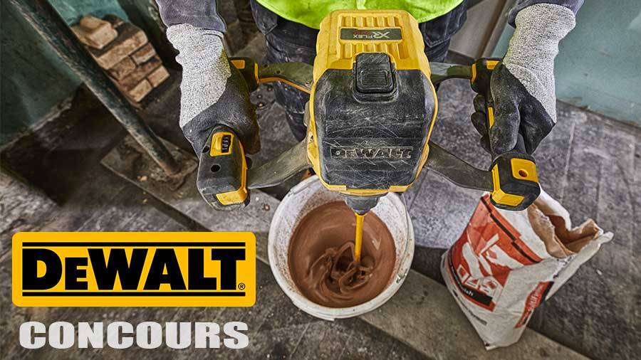 Malaxeur et radio XR FLEXVOLT DEWALT