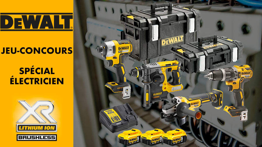 Pack d'outils électroportatifs spécial électricien DEWALT