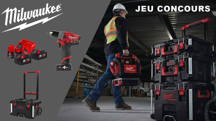 Jeu concours outillage Milwaukee