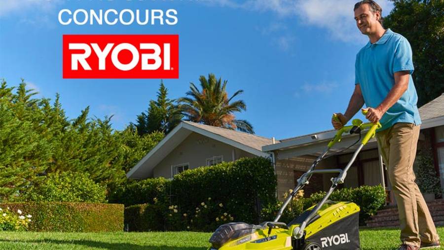 Jeu-concours tondeuse RYOBI