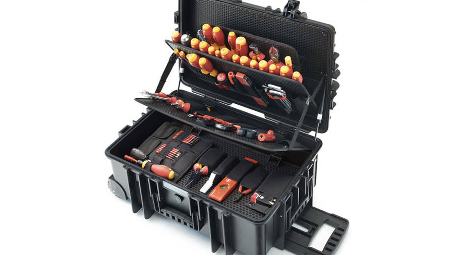 V-1  Valise à outils vide de maintenance avec trolley - étanche -  Rangement des outils