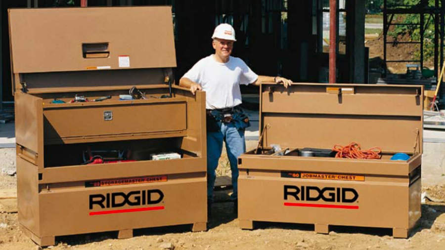 Coffres de chantier JobMaster : le résultat d'une collaboration entre RIDGID et Knaack