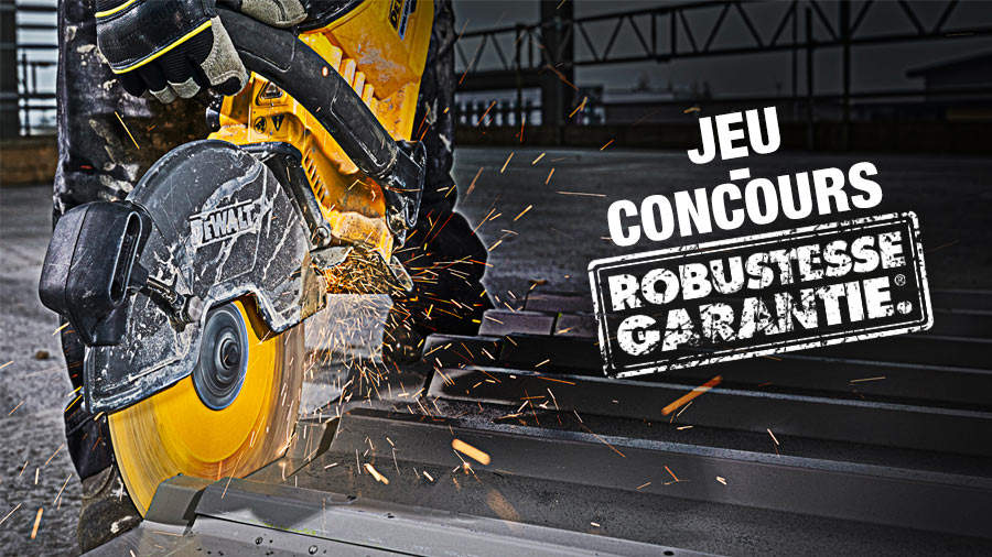 Testez votre robustesse et gagnez des outils avec DEWALT