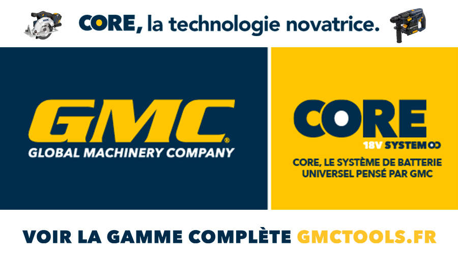 GMC CORE 18 V : une plateforme d'outils électroportatifs à la portée de tous