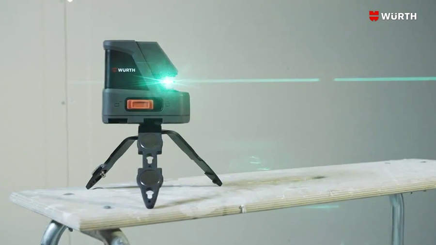 WÜRTH CLG 18 : un laser croix faisceau vert pour une meilleure visibilité