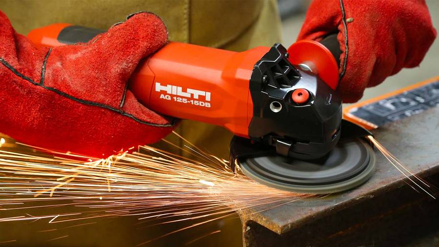 Test meuleuse angulaire Hilti AG 125-15DB