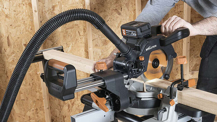 Scies à onglets sans fil Evolution Power Tools R185CMS-Li et R185SMS-Li