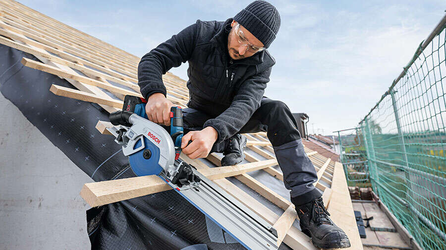 scie circulaire sans fil GKS 18V-57-2 GX Bosch Professional