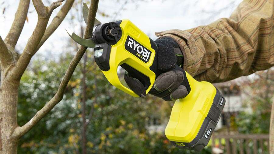 Cisaille à gazon + batterie/chargeur + coupe-branches ONE+ - RYOBI