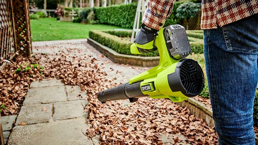 Souffleur De Feuilles Sans Fil Ultra Léger 520g - 2 Batteries 21V 10000mAh, Puissance 1000G - Pour Jardin, Voiture, Camping