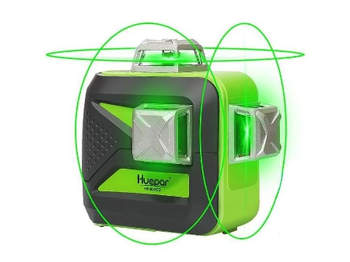 3×360 Niveau laser croix vert HUEPAR 603CG