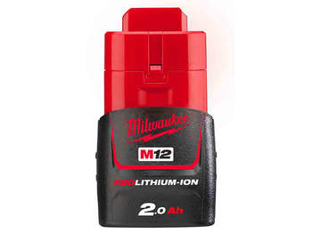avis et prix Batterie MILWAUKEE 12 V et 2 Ah Red Li-Ion M12B2 - 4932430064 