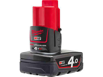 avis et prix Batterie MILWAUKEE 12 V et 4 Ah Red Li-Ion M12B4 - 4932430065 