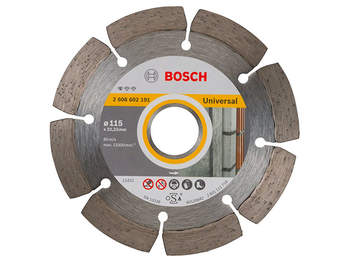  Bosch 2608602191 Disque à tronçonner diamanté standard for universal 115 x 22,23 x 1,6 x 10 mm 